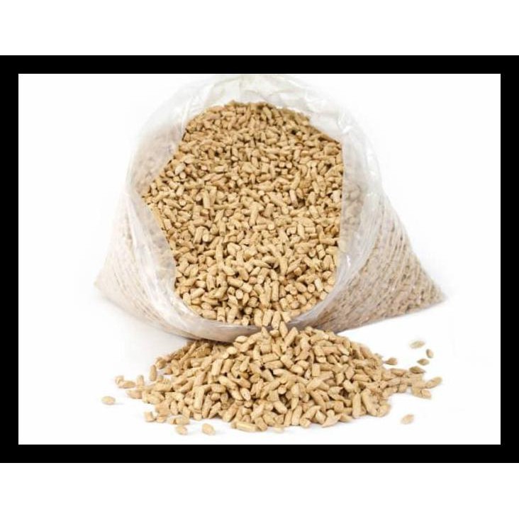 Wood Pellet Pelet Kayu Alas Kandang Pasir Kucing Kelinci 1Kg Terbaik