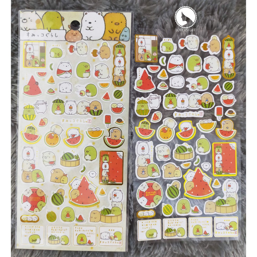 

STICKER DECO SUMIKKO GURASHII LUCU STICKER SCRAPBOOK DIARY JOURNAL BUJO LOVERSTUFF