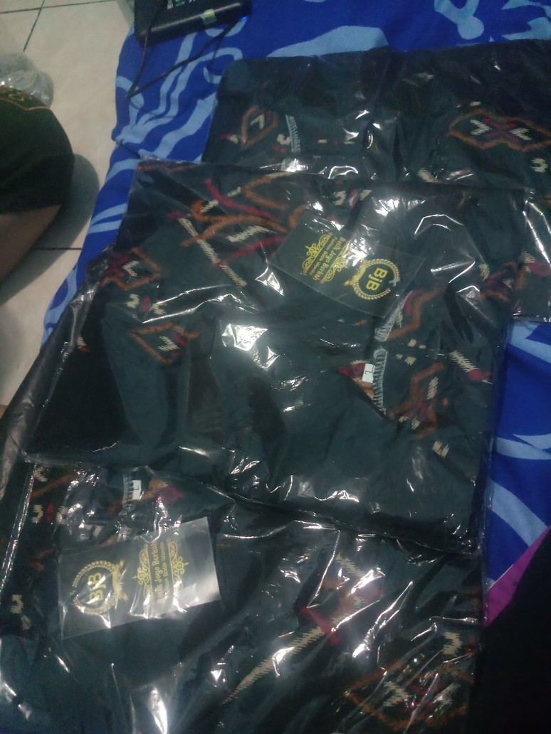 Tey-17 Batik Wanita Asj Sa Hrb026 Kenongo Kemeja Tosca Pendek