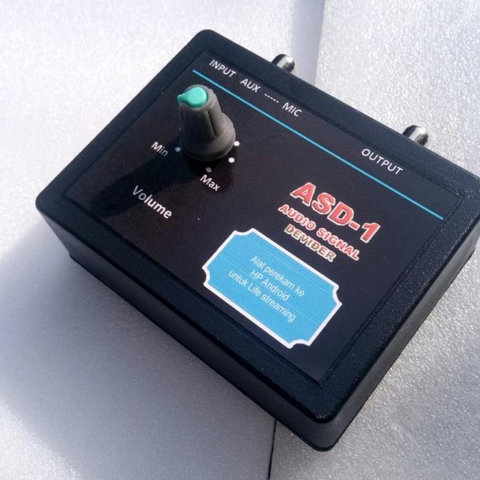 Audio Signal Devider Untuk Rekam Ke Hp Atau Laptop Asd-1 Termurah