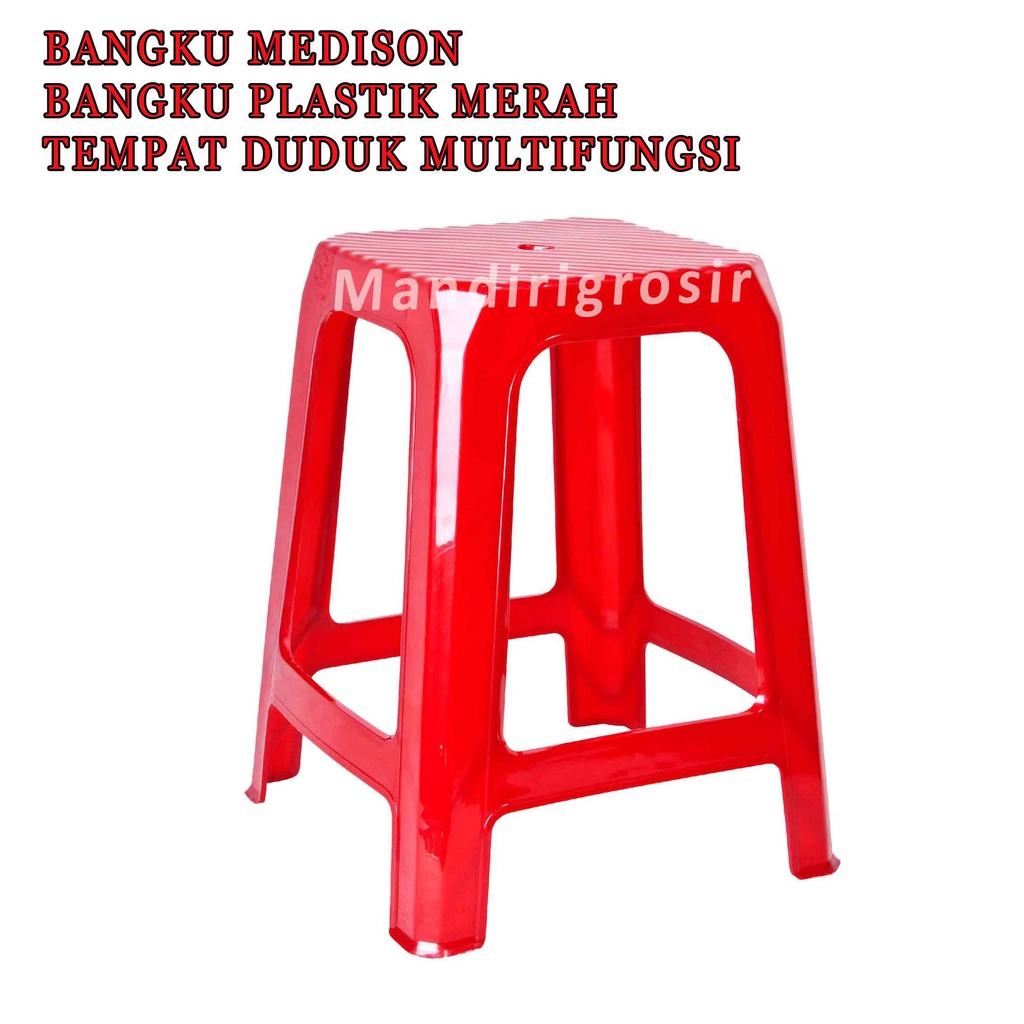 Tempat Duduk Tanpa Lengan * Bangku Medison * Bangku Plastik * Multifungsi