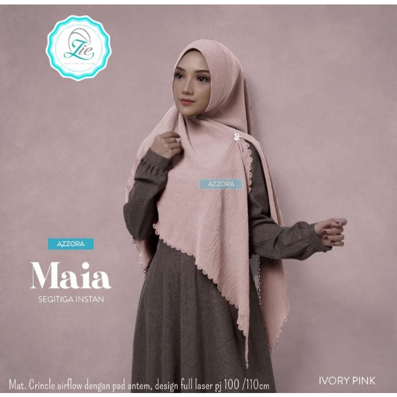 Segitiga Instan Original Azzora Maia Azzora Segitiga Syari Azzora Hijab Instan Azzora