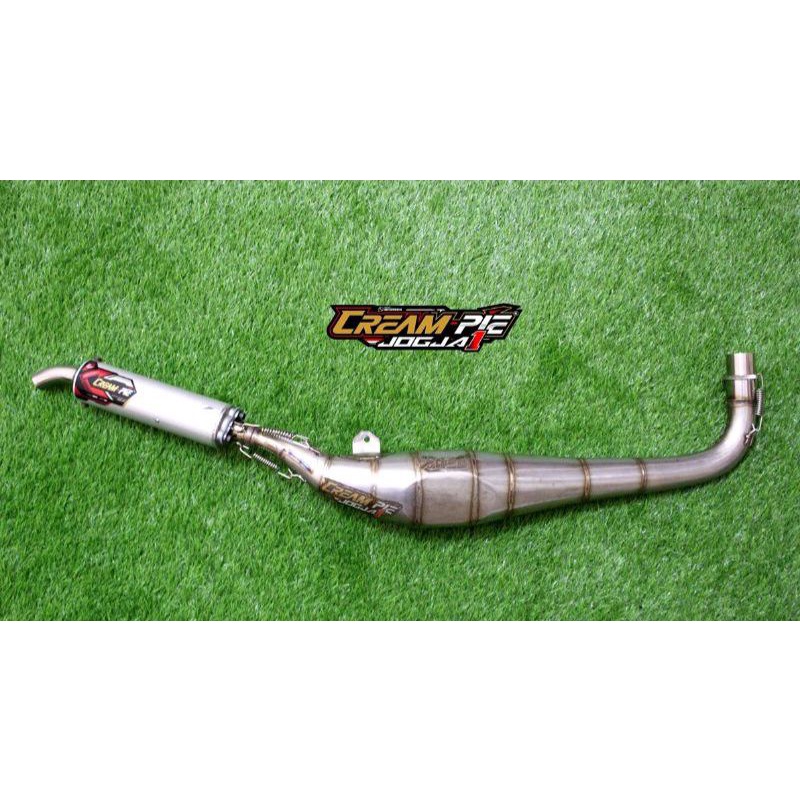 Knalpot Racing FIZR FIZ R FORCE1 POSWAN F1ZR Creampie Jogja Kolong Underbone CR22 Stainless Almu Ori