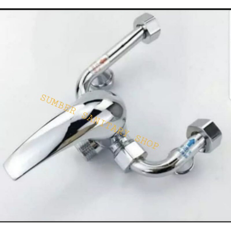 KRAN MINI MIXER WATER HEATER / KRAN WATER HEATER TANPA BOBOK DINDING
