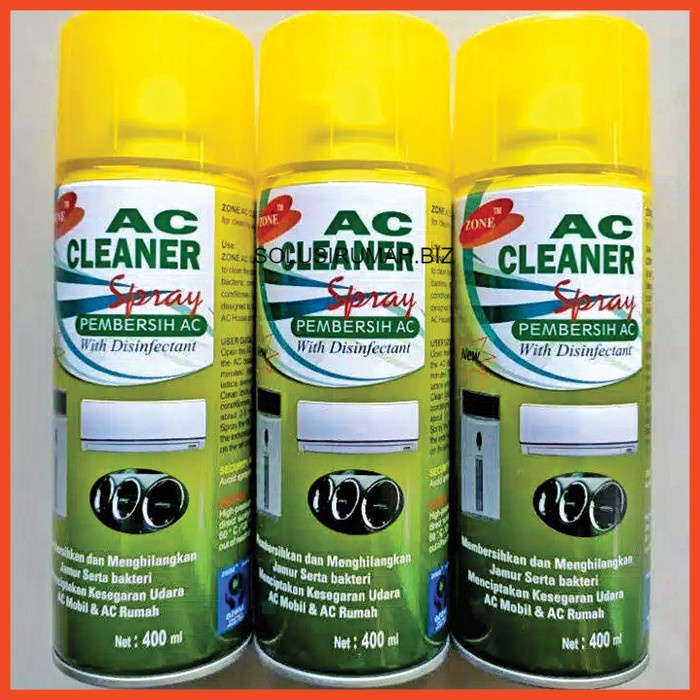 ZONE AC Cleaner Spray Disinfectant Pembersih AC Mobil Ruangan 400 ml
