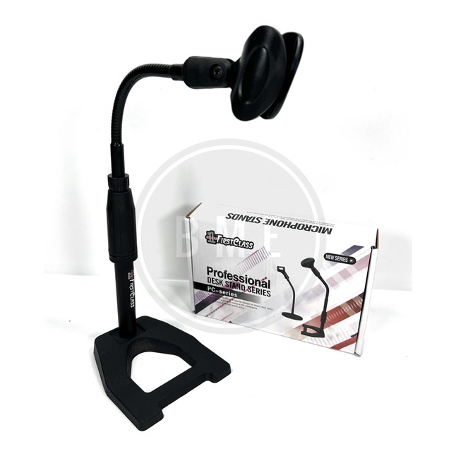 Stand Mic Meja Mimbar Podium FIRST CLASS F-207 Bahan Besi Cor Kokoh