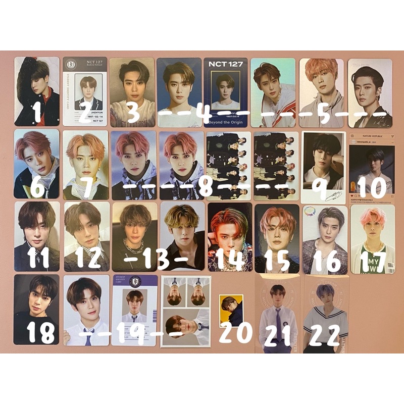 [ photocard / pc ] JAEHYUN JAEMIN OFFICIAL fanparty b2s 2018 ar id card holo neocity resonance pt 1 