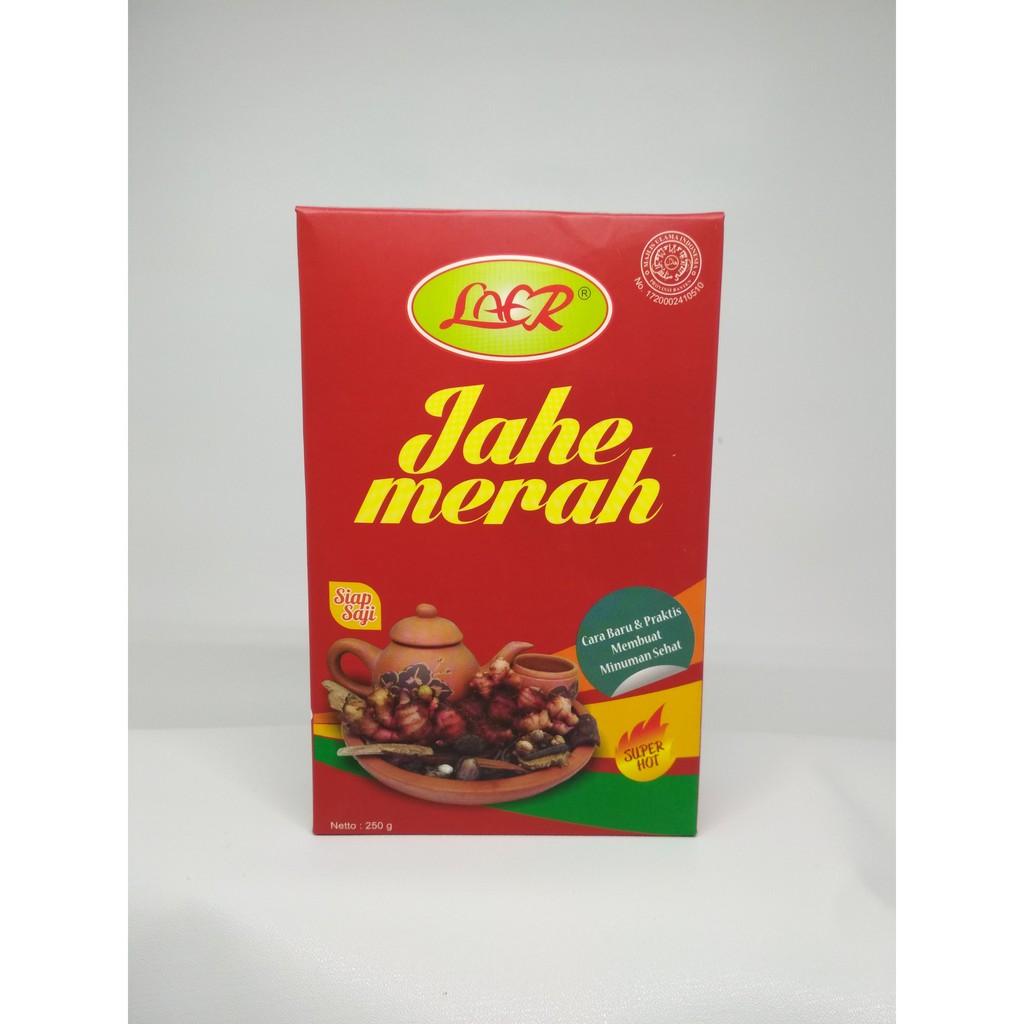 

SARIPATI LAER Jahe Merah Instan Kemasan Kotak 250gr