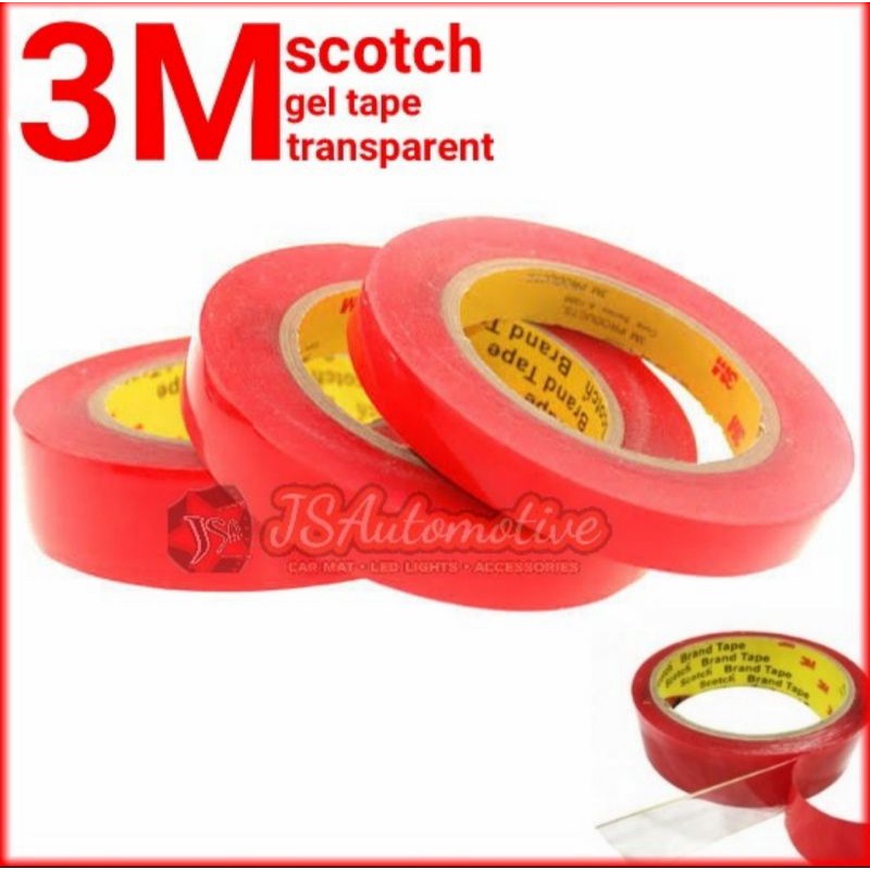 

Ready Stock Double tape 3M ori 22mm panjang 3.5m isolasi bolak balik bahan gel bening
