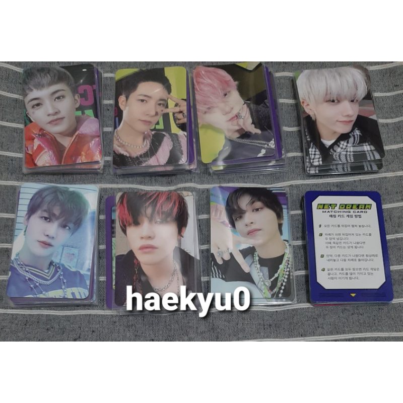 Sharing Matching game card NCT Dream Glitch Mode