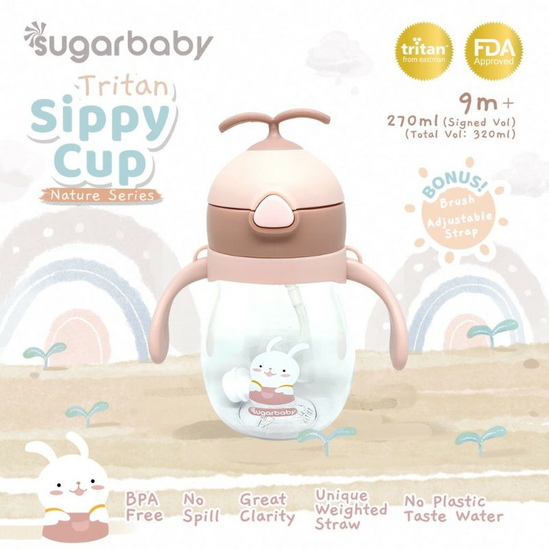 Sugar Baby TRITAN Sippy Cup Nature Series (270/320 ml,9mo+)