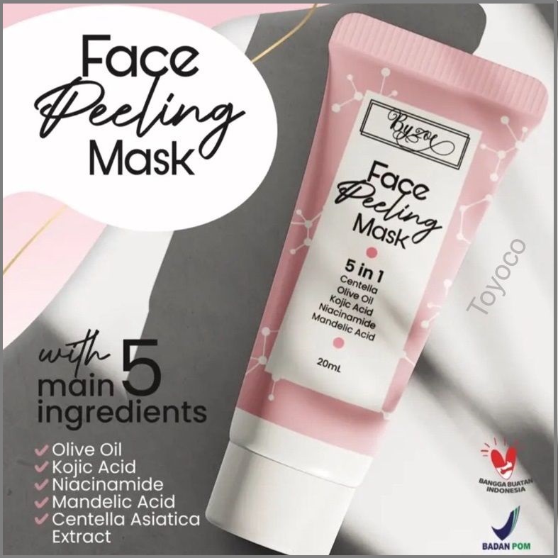 Byzoe Face Peeling Mask 5in1 Dead Cell Remover Exfoliating Gel Wajah Byzoe Face Feeling By Zoe Peeling Gel Masker Eksfoliasi Wajah Bpom