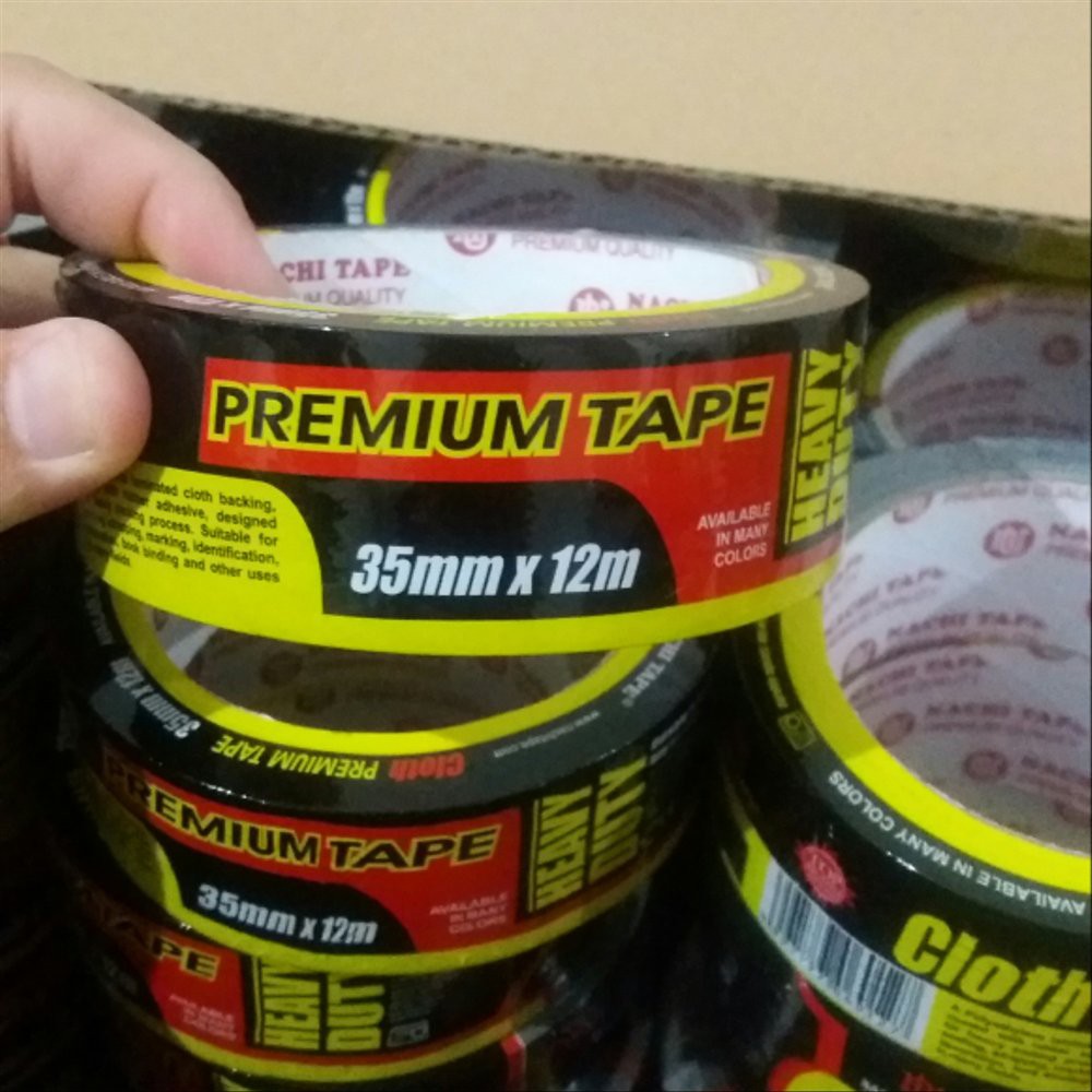 Plakban Kain / Cloth Tape Nachi 1,5 35mm X 12 Meter