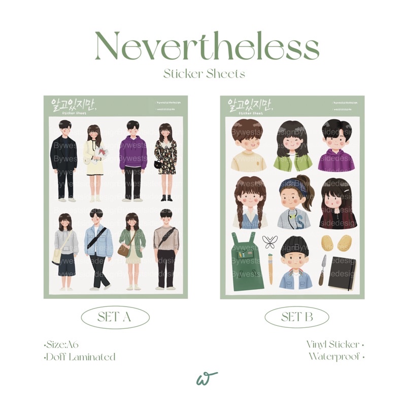 

NEVERTHELESS STICKER