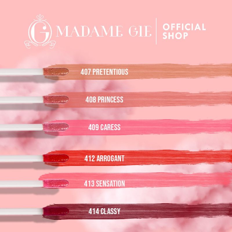 Madame Gie Magnifique Lip Liquide Matte Classic &amp; Nude Series