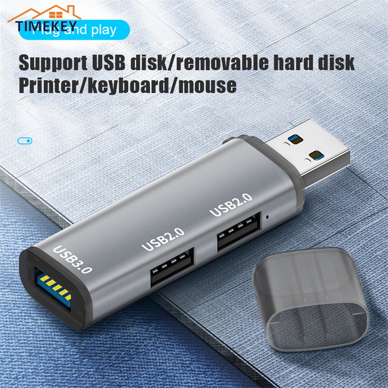 Tk Hub 3 Port Usb 3.0 2.0 Kecepatan Tinggi Untuk Laptop / Pc