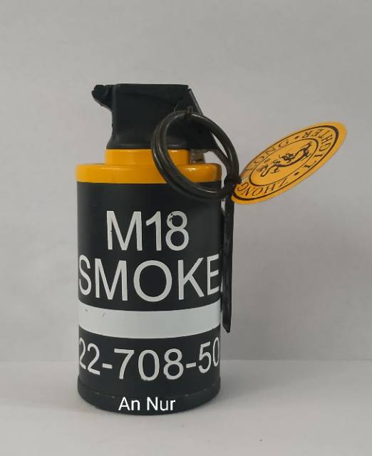 Korek M-18 Smoke - Zhong Long Lighter - Korek Granat - Korek Smoke - Gantungan Kunci - Lighter