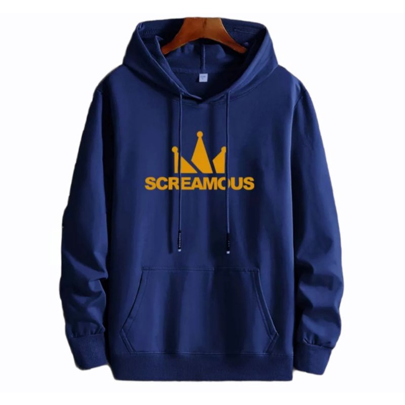 Cod ( BAYAR DITEMPAT ) SCREAMOUS HODDIE JUMBO UNISEX - SWEATER HODDIE SCREAMOUS FLECE PREMIUM TEBAL