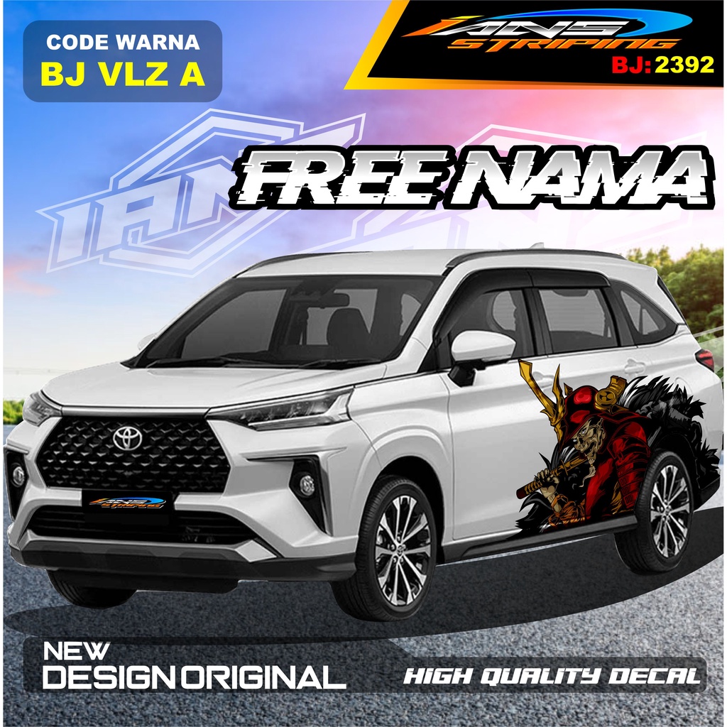 STICKER DECAL MOBIL AVANZA VELOZ / VARIASI STIKER MOBIL XENIA REBORN / STICKER DECAL MOBIL PAJERO / STIKER MOBIL