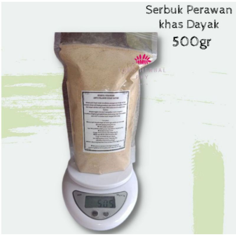 SERBUK 500GRAM PERAWAN KHAS DAYAK KALIMANTAN