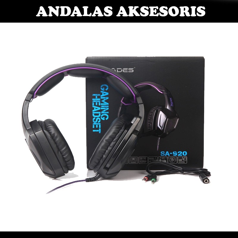 Headset Gaming Multiplatform Sades SA-920