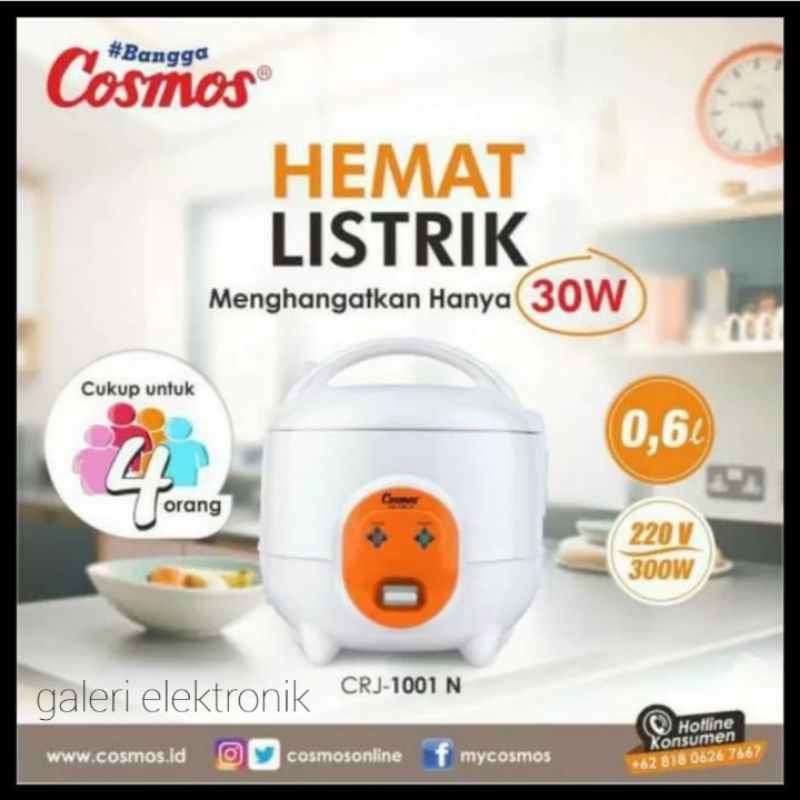 Penanak nasi/magic com Cosmos original crj 1001 0,6liter