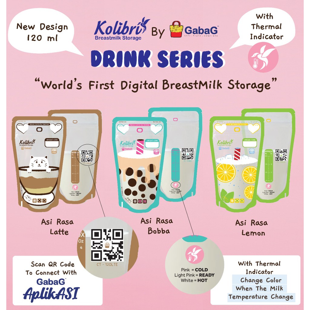 Gabag Kantong ASI | Breastmilk Storage Bags [30 pcs
