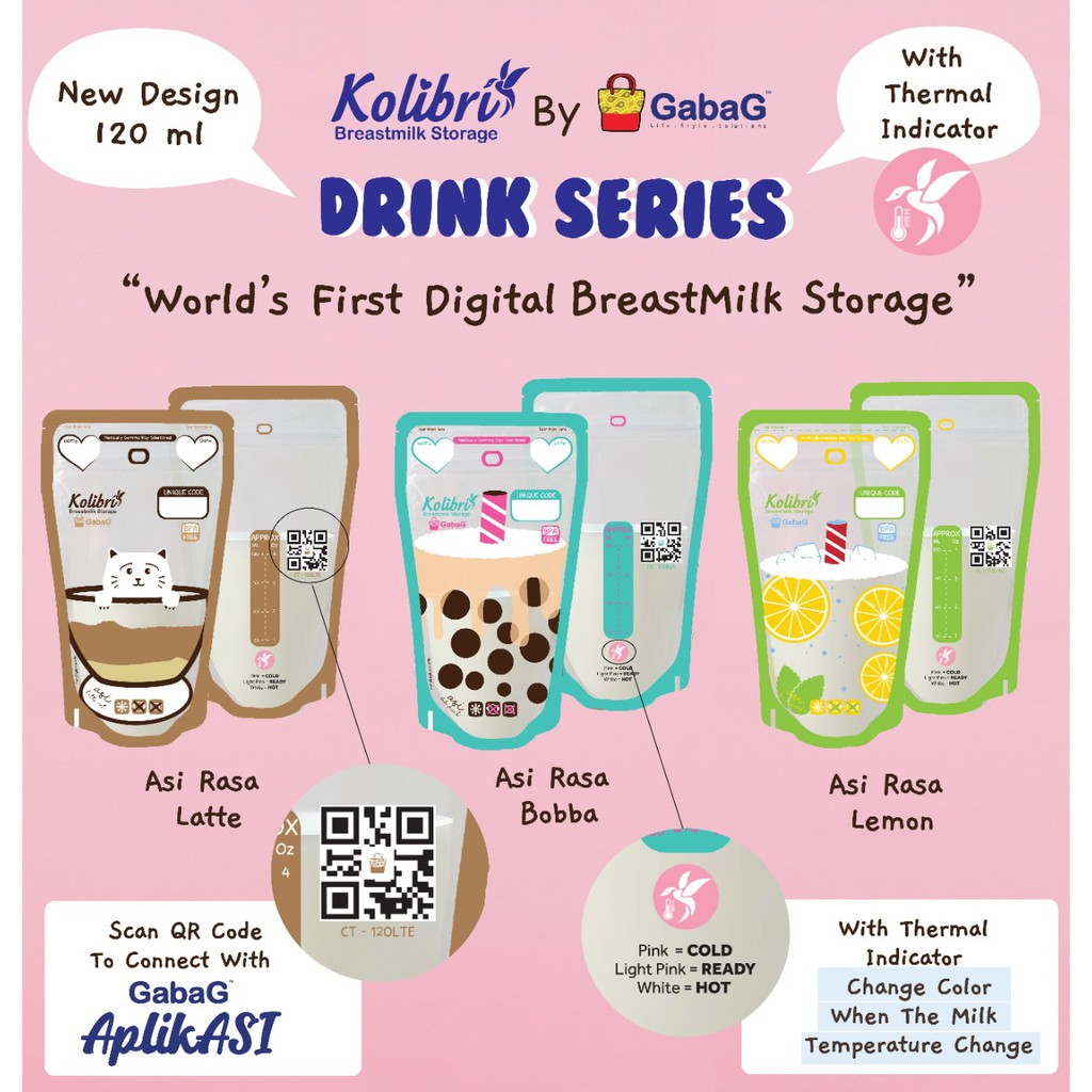 Gabag Kantong ASI | Breastmilk Storage Bags [30 pcs