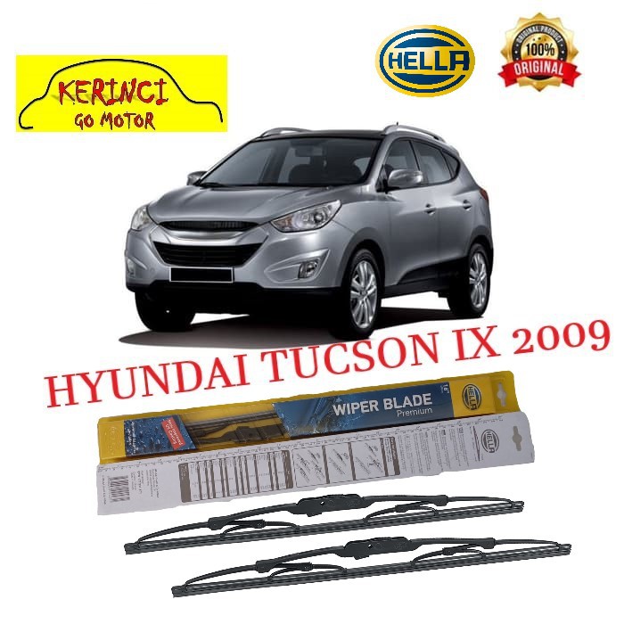 WIPER HYUNDAI TUCSON IX 2009 HELLA PREMIUM 24&quot; &amp; 16&quot; SEPASANG