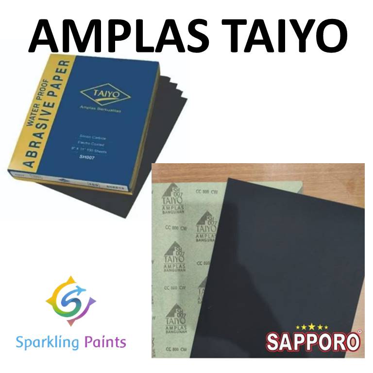 AMPLAS KERTAS LEMBARAN TAIYO ANTI AIR GRID / HAMPLAS DUCO