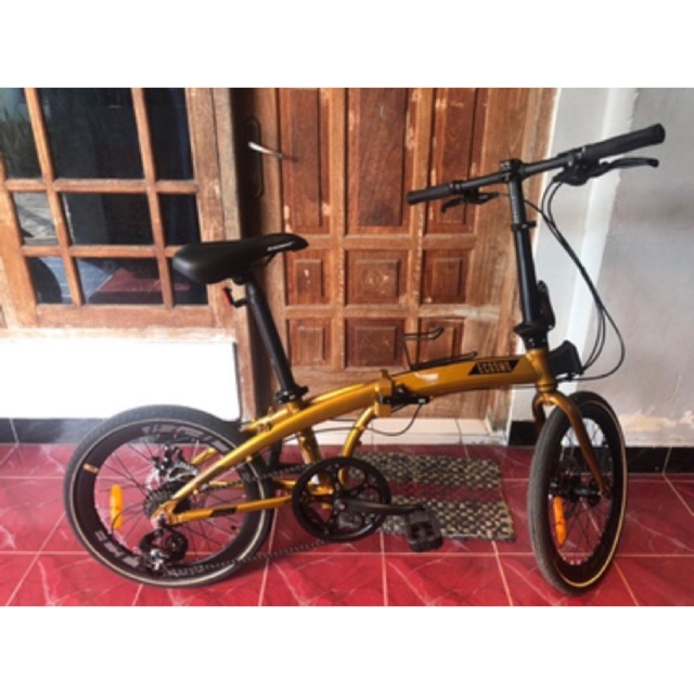 Sepeda Lipat Element Ecosmo X8 20” Gold series