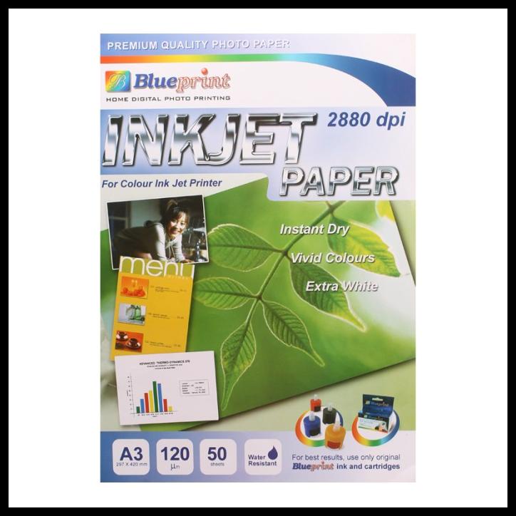 

Blueprint Bp-Ipa3120 Inkjet Paper - Kertas Inkjet A3 50 Lembar