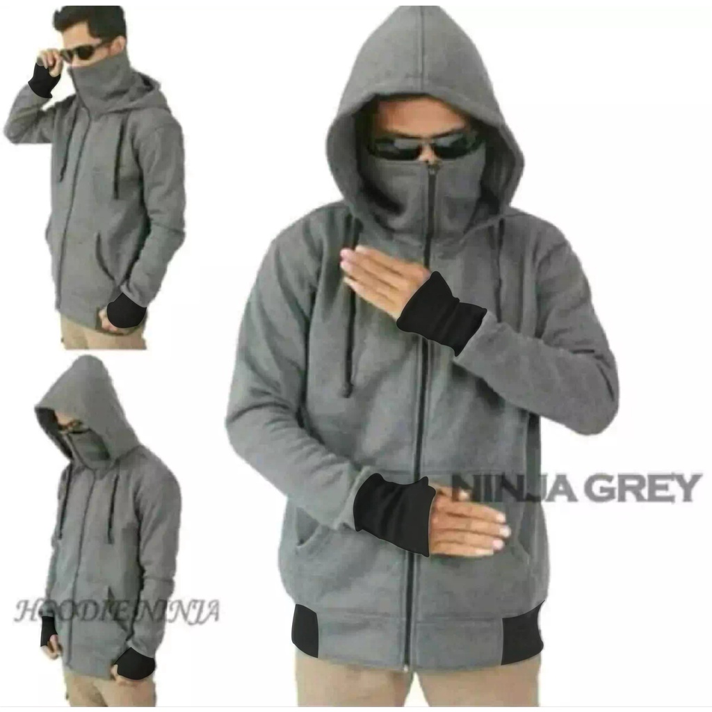 JAKET JUMBO ROUNDHAND NINJA PRIA WANITA DEWASA FLEECE POLOS TERBARU