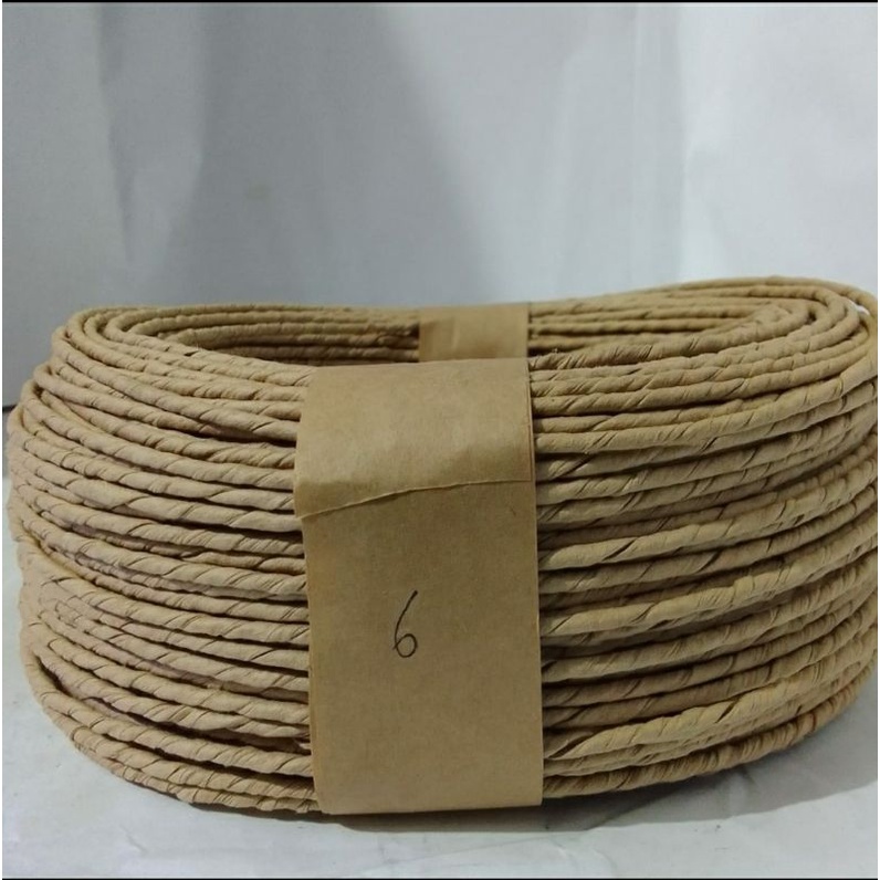 

Tali kertas loom paper bag godiebag kerajinan tangan souvenir tas kertas 3mm S6 100m