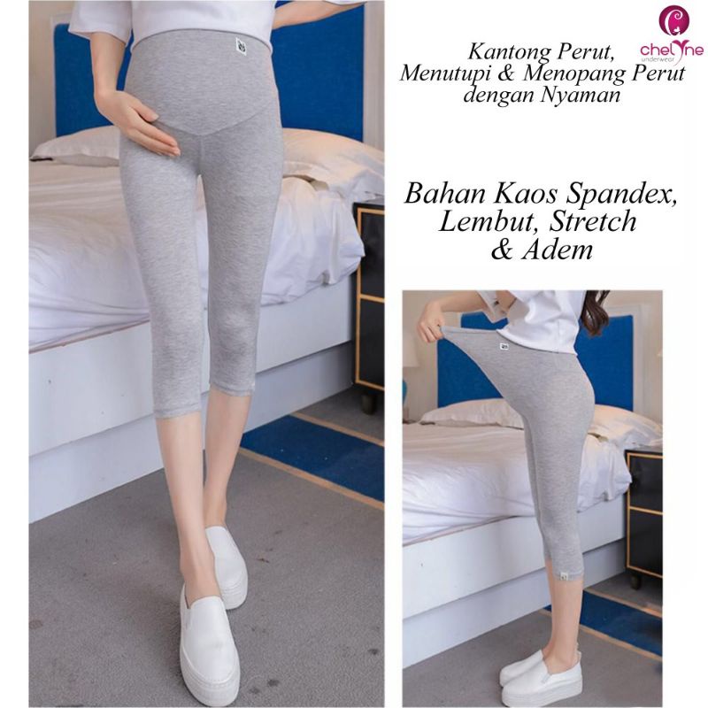 CHELYNE Celana Legging Hamil 7/8 HJ  136 Maternity Collection