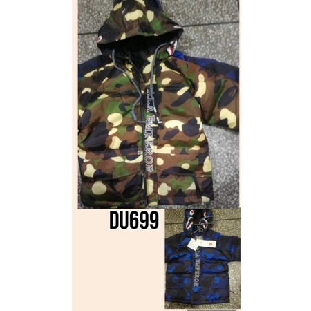 DU 699 Jaket winter army Bape 4-6thn (BULU ANGSA)