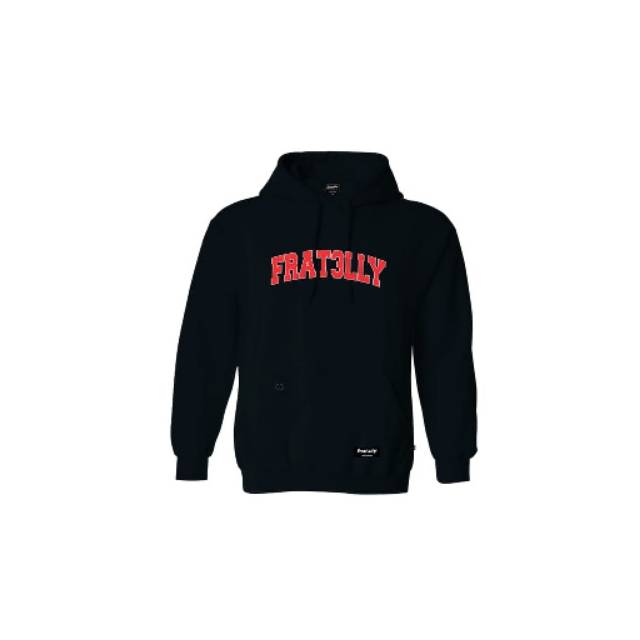 PULLOVER HOODIE COLLAGE RIOT BLACK