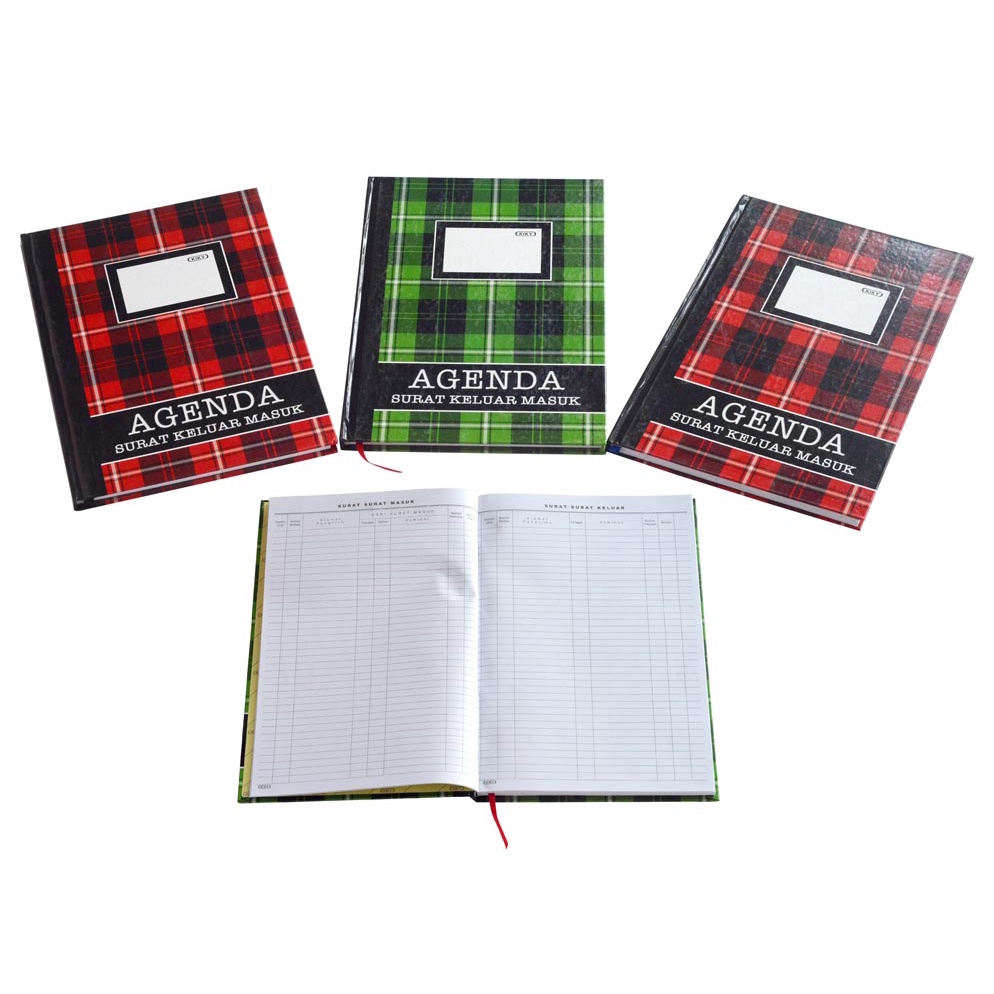 

Kiky buku agenda keluar masuk hard cover folio 100 lembar