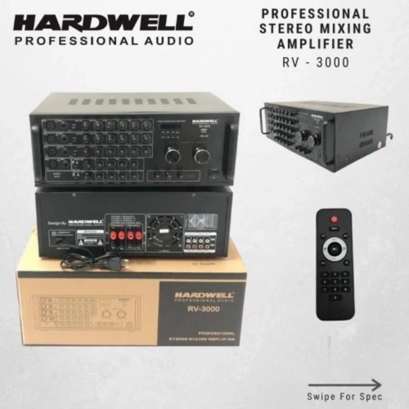 ampli power hardwell Rv 3000. USB/bluetooth