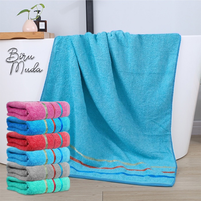 COD - H12 - Handuk Mandi Dewasa 70x140cm - Handuk Jumbo Tebal - Handuk Premium Nyerap air 100%Cotton