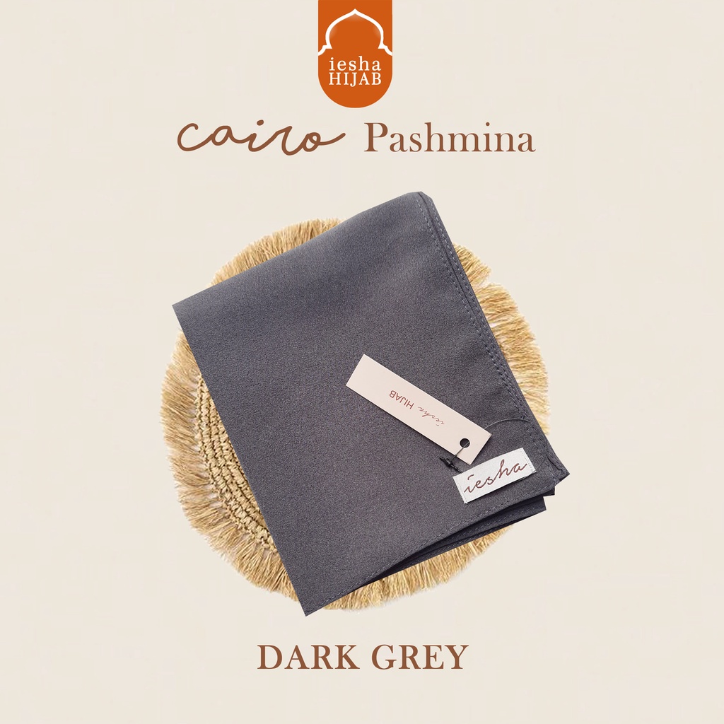 Pashmina Diamond 180x75 Jahit Tepi BISA COD, GROSIR, murah-PD DARK GREY