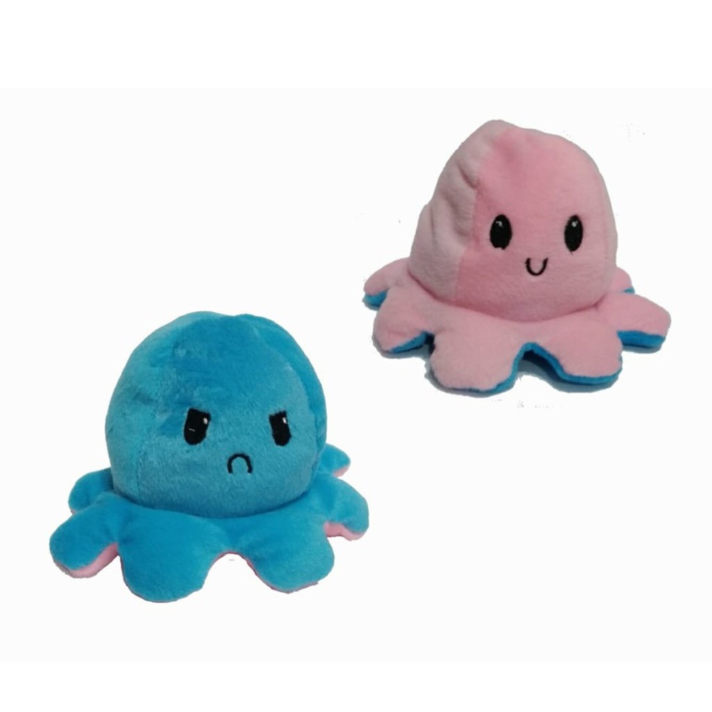 Boneka Cumi / Cute reversible octopus doll