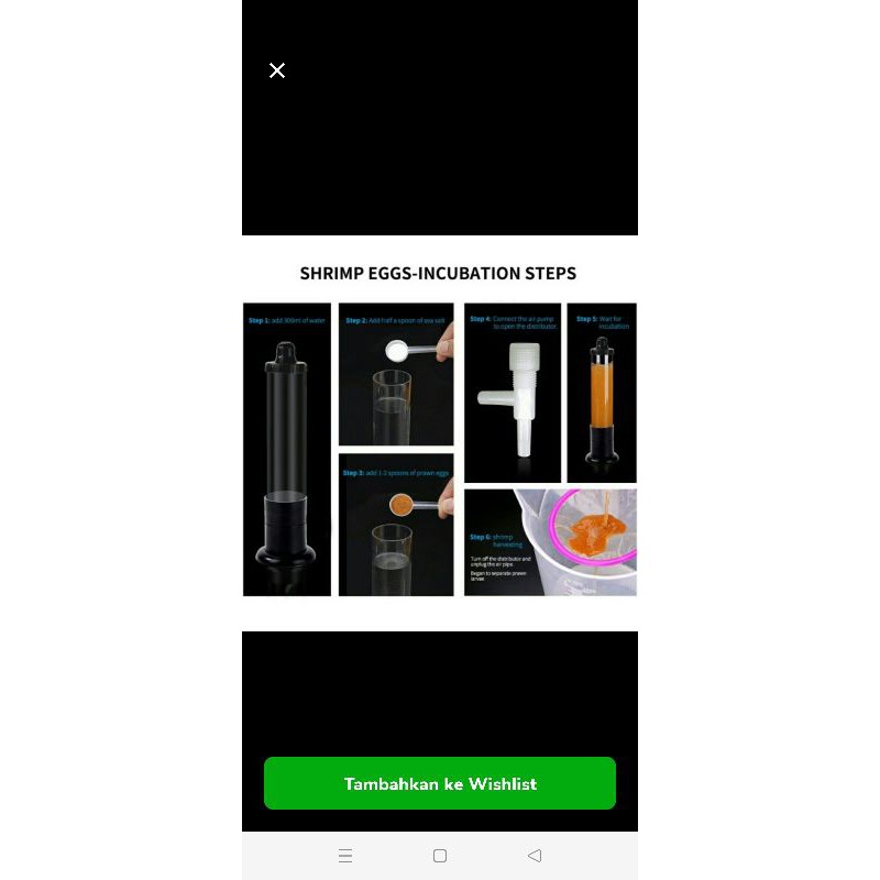 BRINE SHRIMP INCUBATOR / BOTOL TETAS ARTEMIA IMPORT / BOTOL TETAS