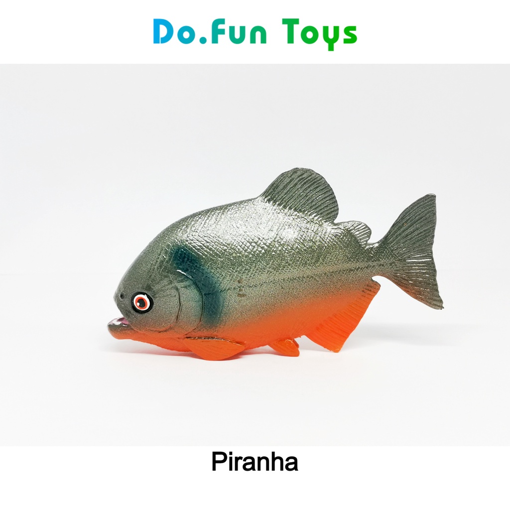 Animal Figurine | PIRANHA / Mainan Miniatur Ikan Piranha