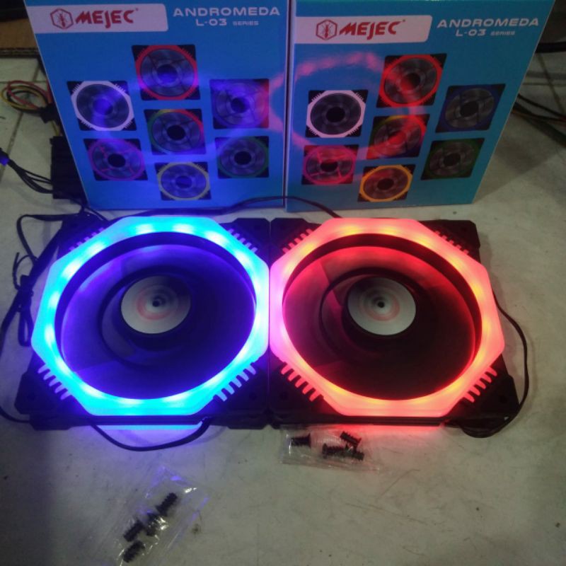 Mejec Fan Casing 12Cm L-03 Andromeda Double Ring Led