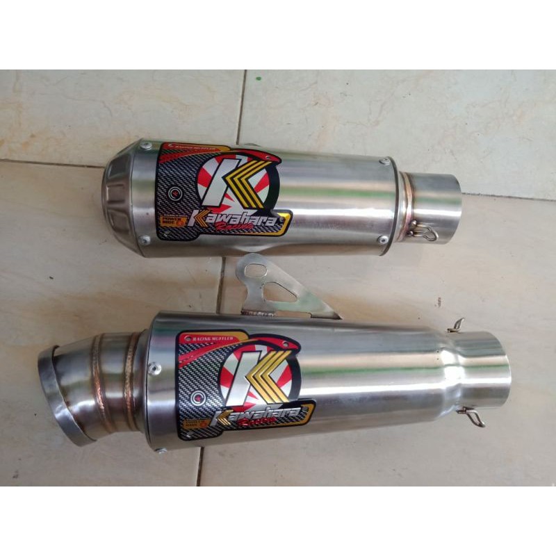 KNALPOT MOTOR KLX / KNALPOT KAWAHARA / KNALPOT KLX RACING FULL SYSTEM