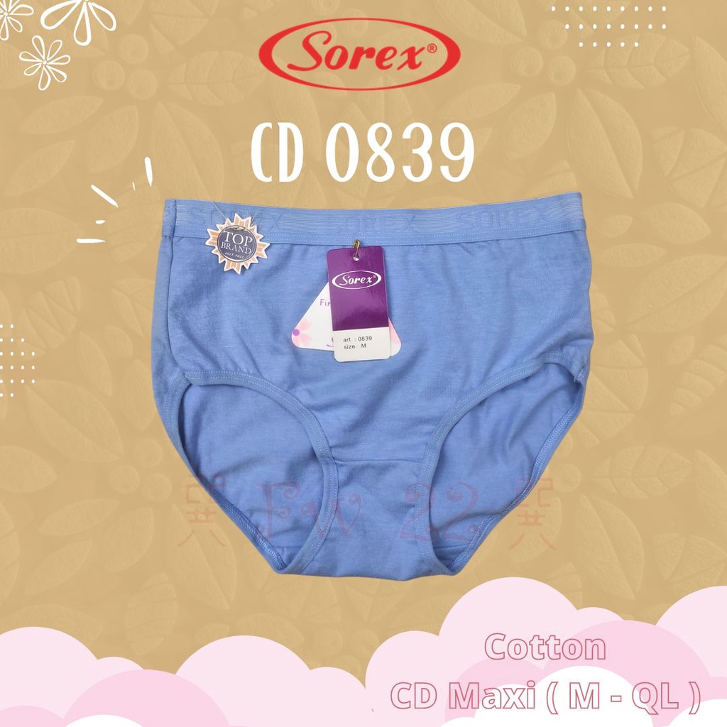 CD Wanita Sorex 0839 | Celana Dalam Wanita Berbahan Elastis yang Nyaman dan Lembut