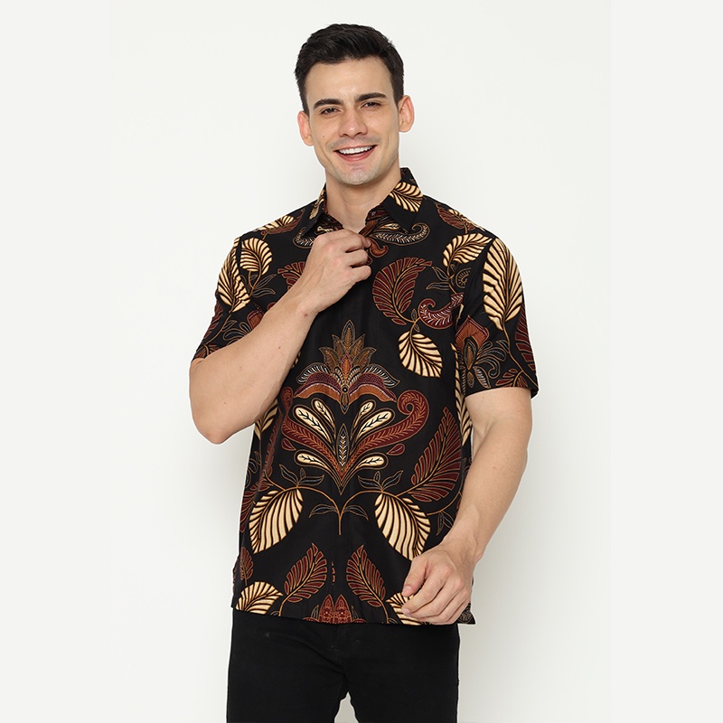 Hadinata Batik Pria Kemeja Pendek Fadhil Freya