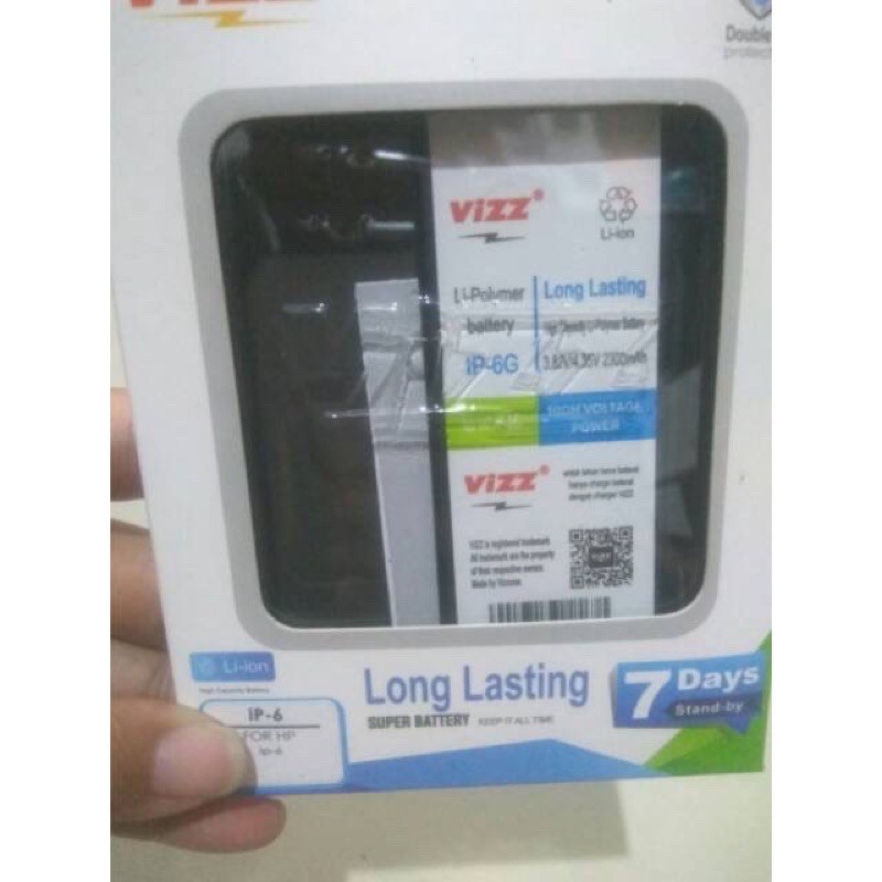 BATERAI BATTERAI BATRE MURAH Vizz Baterai Original Vizz  6 Double Power Vizz