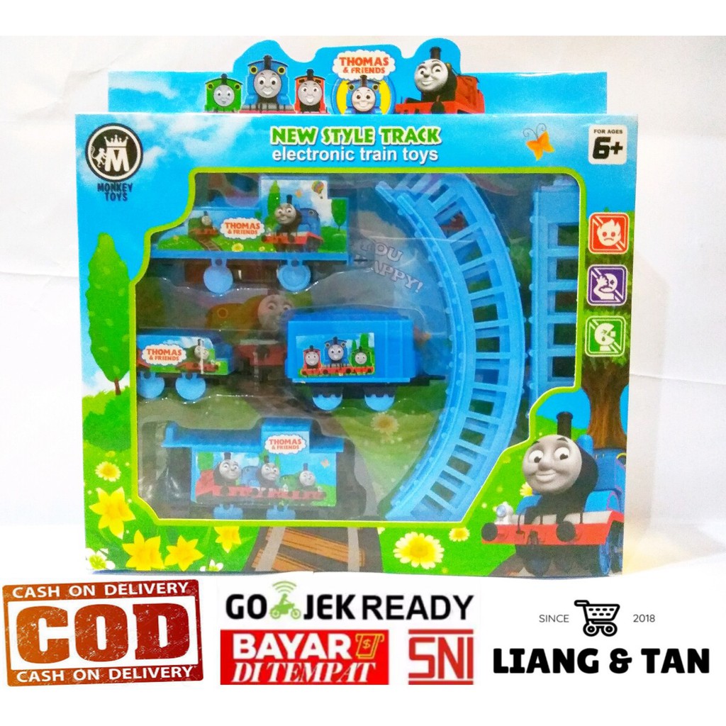 ( BISA COD ) PROMO Mainan Anak Kereta Api Thomas / Train Play Set